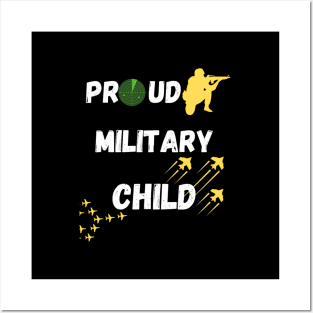 Proud Military Child For Military Military Family Posters and Art
